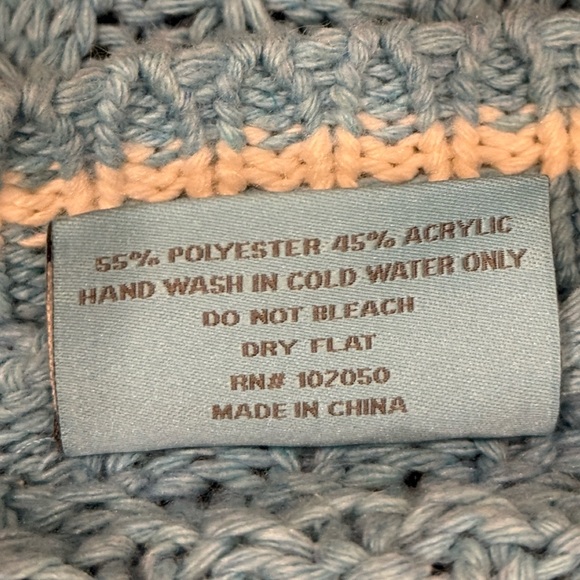 Taylor Swift Light Blue Cable Knit Cardigan M/L 1989 Taylor’s Version - Picture 14 of 16